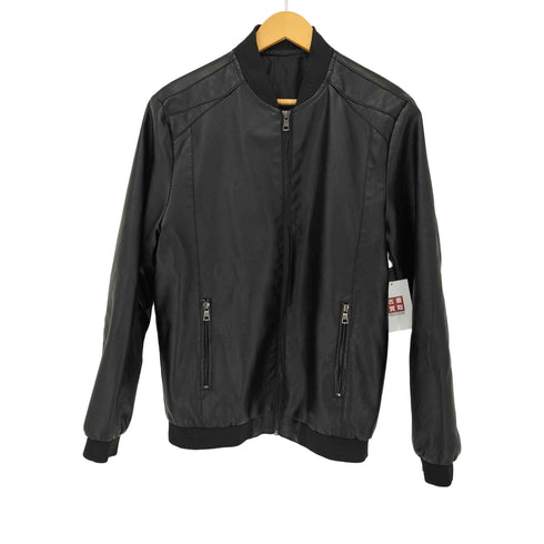 フェイクレザージップアップジャケット メンズ JPN:XL