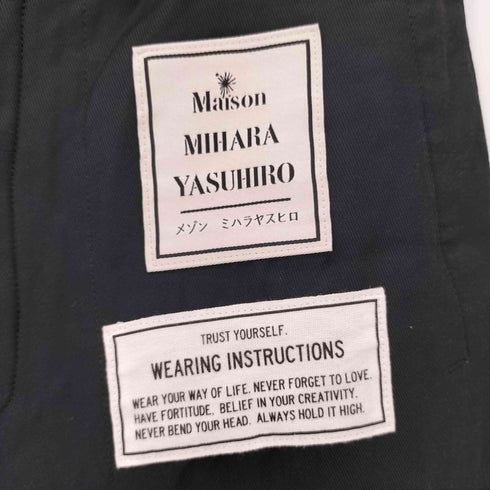 メゾンミハラヤスヒロ Maison MIHARA YASUHIRO 22AW ロゴパッチイージースラックスパンツ レディース JPN:3