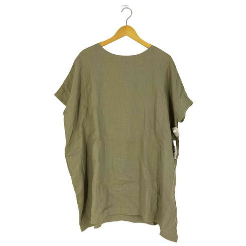 サンバレー Sun Valley フレンチリネン 日本製品染 ワイドチュニック ワンピース レディース JPN:M