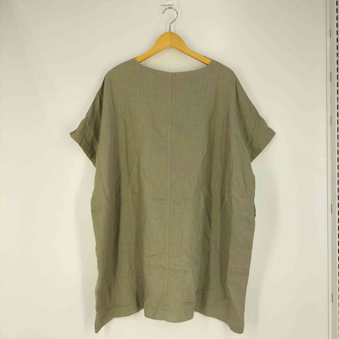 サンバレー Sun Valley フレンチリネン 日本製品染 ワイドチュニック ワンピース レディース JPN:M