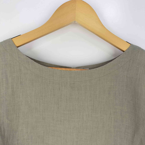 サンバレー Sun Valley フレンチリネン 日本製品染 ワイドチュニック ワンピース レディース JPN:M