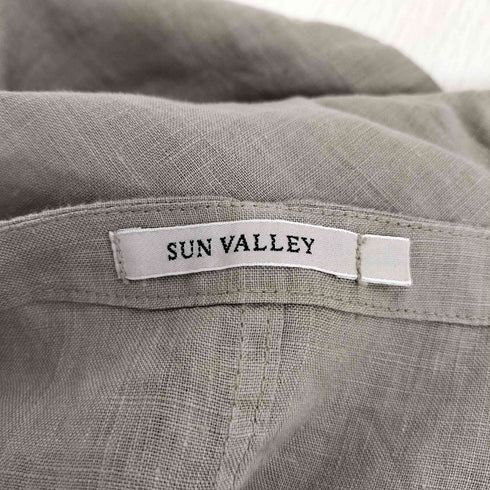 サンバレー Sun Valley フレンチリネン 日本製品染 ワイドチュニック ワンピース レディース JPN:M