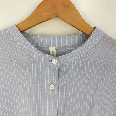 cloudnine バンドカラー ストライプ シャツ ワンピース レディース M~L