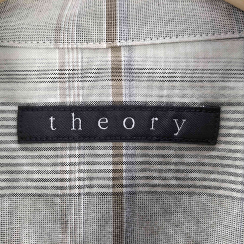 セオリー theory チェック柄シャツ メンズ
