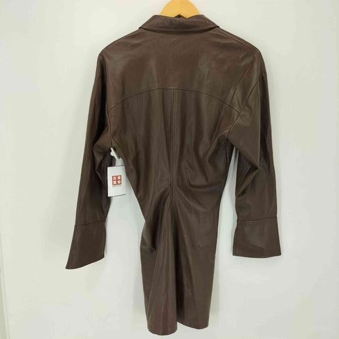 ザラ ZARA フェイクレザーワンピース レディース import:S