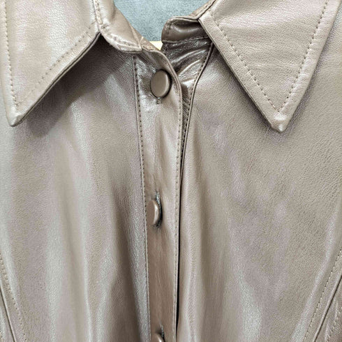 ザラ ZARA フェイクレザーワンピース レディース import:S