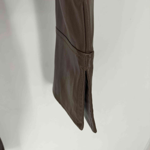 ザラ ZARA フェイクレザーワンピース レディース import:S