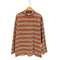 ネーム Name. MULTISTRIPE VELOUR MOCK NECK L/S TEE メンズ 1