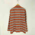 ネーム Name. MULTISTRIPE VELOUR MOCK NECK L/S TEE メンズ 1