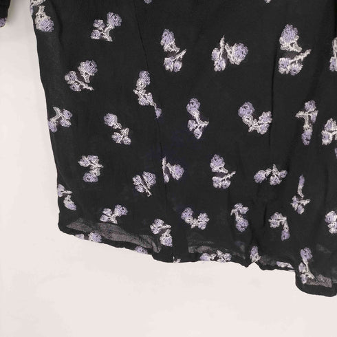 マメクロゴウチ Mame Kurogouchi 17SS 花柄 刺繍 ブラウス レディース JPN:1