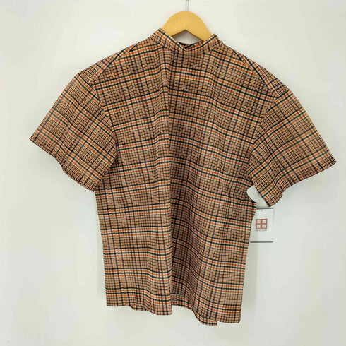 トーガプルラ TOGA PULLA Mesh Tartan SS Top レディース 36