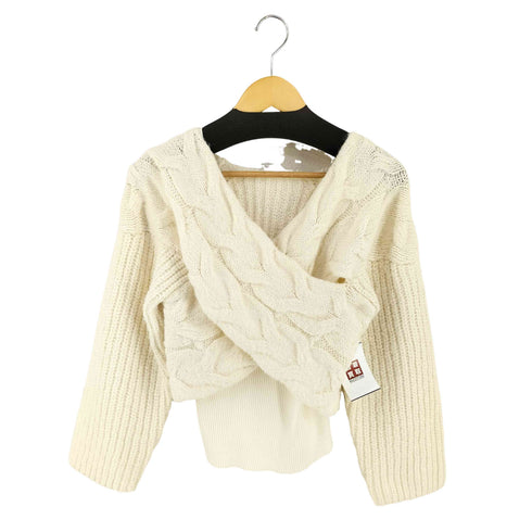 ナチュラルビューティーベーシック NATURAL BEAUTY BASIC 24AW ケーブルニットアンサンブル レディース FREE