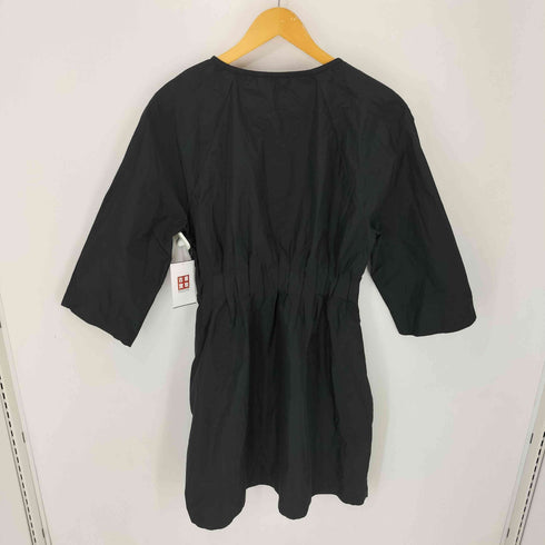 コス COS ウエストギャザー L/S フレアワンピース レディース 38