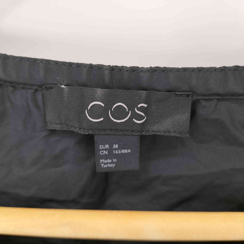 コス COS ウエストギャザー L/S フレアワンピース レディース 38