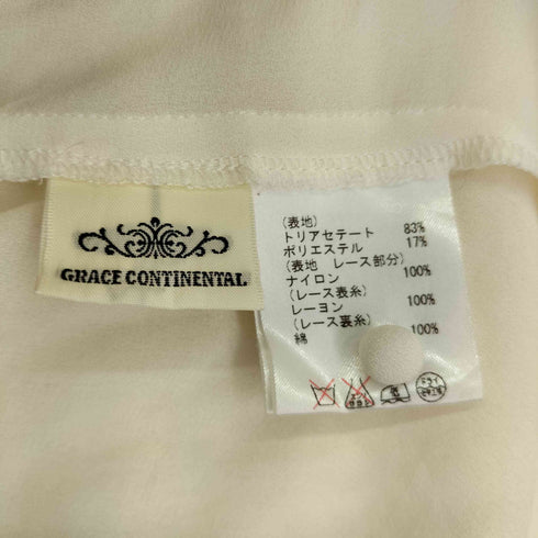 グレースコンチネンタル GRACE CONTINENTAL レースブラウス レディース 36
