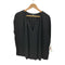 セオリー theory Silk Gathered Slit Neck Short-Sleeve Top レディース JPN:M