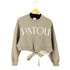 PATOU 22AW Cropped grosgrain sweatshirt レディース import:XS