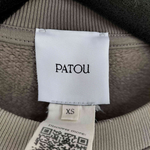 PATOU 22AW Cropped grosgrain sweatshirt レディース import:XS