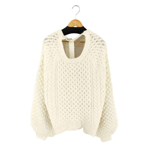 NOTRE EMOR Back Open Volume Knit レディース FREE