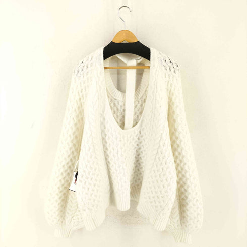 NOTRE EMOR Back Open Volume Knit レディース FREE