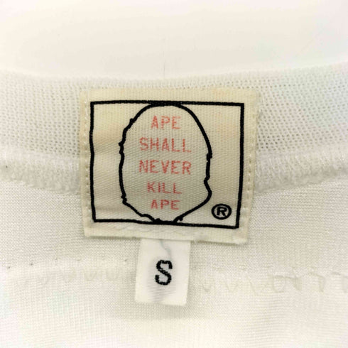 アベイシングエイプ A BATHING APE 90S 初期タグ ナンバープリント ゲームシャツ メンズ JPN:S