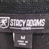 ステイシーアダムス STACY ADAMS 異素材切替 3D ストライプ ニット シャツ カーディガン メンズ import:M