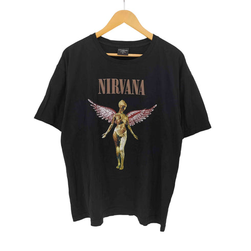 ブロードウェイ BROADWAY バンドプリント S/S クルーネック Tシャツ メンズ JPN:XL