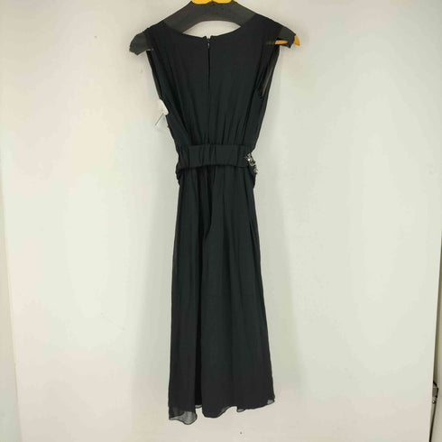 グレースコンチネンタル GRACE CONTINENTAL ビジュー シルクノースリーブワンピース レディース 34