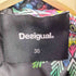 デシグアル Desigual ブリティッシュスタイルチェックコート レディース 36
