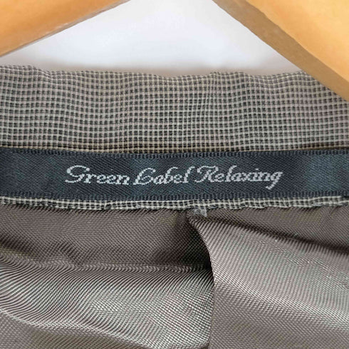 グリーンレーベルリラクシング GREEN LABEL RELAXING 2B ウールテーラードジャケット メンズ
