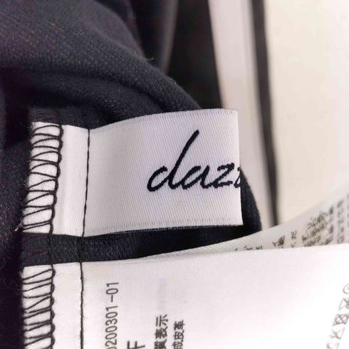 ダズリン dazzlin フェイクレザートラックブルゾン レディース FREE