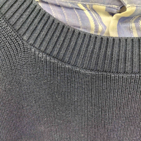 サカイ Sacai 17SS ニット切替 バックストライプ シルク ブラウス レディース JPN:3