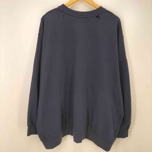 ラフシモンズ RAF SIMONS 22SS Destroyed Crewneck Sweater Sreapers メンズ 1