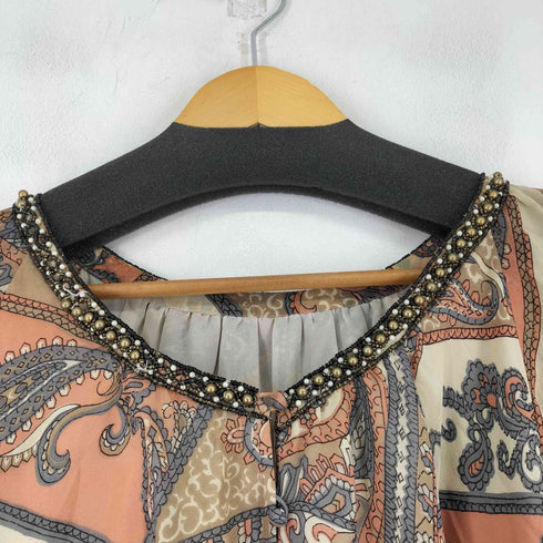 グレースコンチネンタル GRACE CONTINENTAL シルクペイズリーシャツブラウス レディース 36