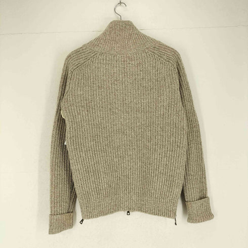 バルマン BALMAIN ダブルジップ ドライバーズ メリノウールニット メンズ S