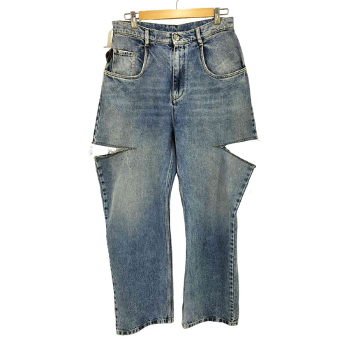 メゾンマルジェラ Maison Margiela 24SS SLASH DETAIL DENIM PANTS レディース 46