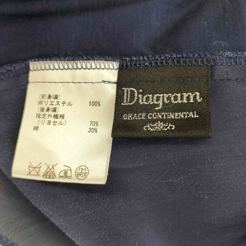 ダイアグラムグレースコンチネンタル Diagram GRACE CONTINENTAL フリル ノースリーブブラウス レディース 36