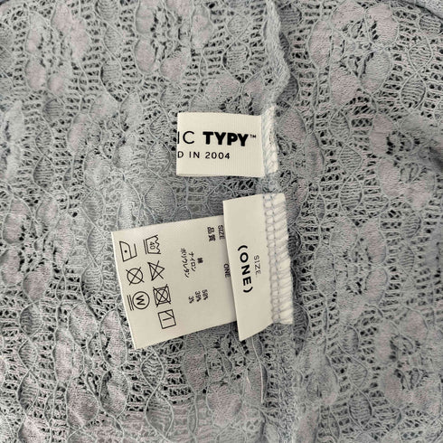 チャオパニックティピー CIAOPANIC TYPY フラワージャガード レーストップス レディース ONE SIZE