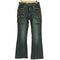 Addness Jeans Y2K ローライズ 立体ポケット フレアデニム レディース 9号