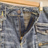 Addness Jeans Y2K ローライズ 立体ポケット フレアデニム レディース 9号