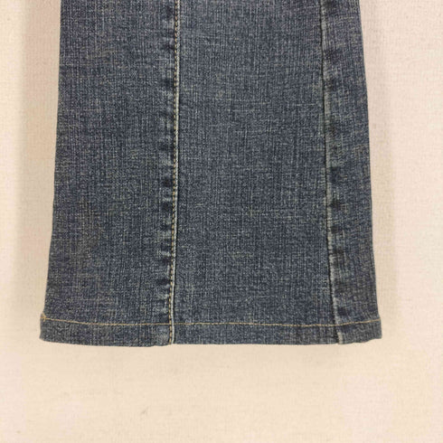 Addness Jeans Y2K ローライズ 立体ポケット フレアデニム レディース 9号