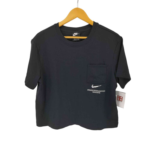 ナイキ NIKE ショート丈 スウォッシュロゴ S/S Tシャツ レディース JPN:L