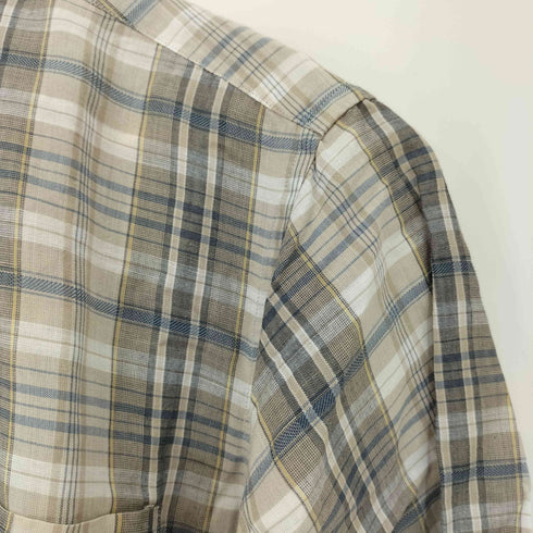 バーバリーズ BURBERRYS 90S 旧タグ チェック柄 S/S シャツ メンズ import:L