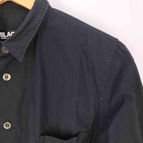 ブラックコムデギャルソン BLACK COMME des GARCONS コットン スモールカラー ドレスシャツ レディース JPN:S