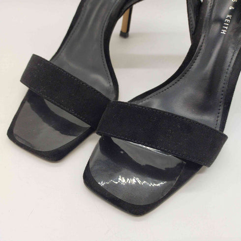 チャールズアンドキース CHARLES&KEITH スウェード ストラップ ヒール パンプス レディース EUR:35