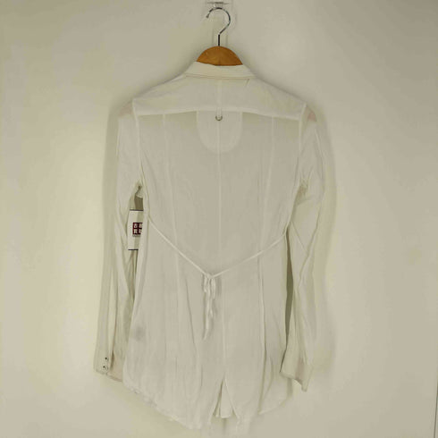 マリテフランソワジルボー MARITHE FRANCOIS GIRBAUD レーヨン ギャザー ロングシャツ ワンピース レディース import:S