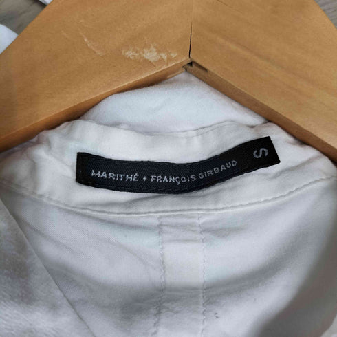マリテフランソワジルボー MARITHE FRANCOIS GIRBAUD レーヨン ギャザー ロングシャツ ワンピース レディース import:S
