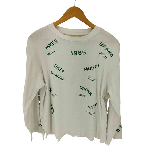 ビームスボーイ BEAMS BOY メッセージプリントロングスリーブカットソー レディース
