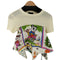 FABRIC QORN バンダナドッキング クルーネックTシャツ メンズ import:S