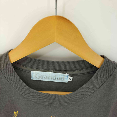 Grandad}フロントプリント Tシャツ メンズ import:M